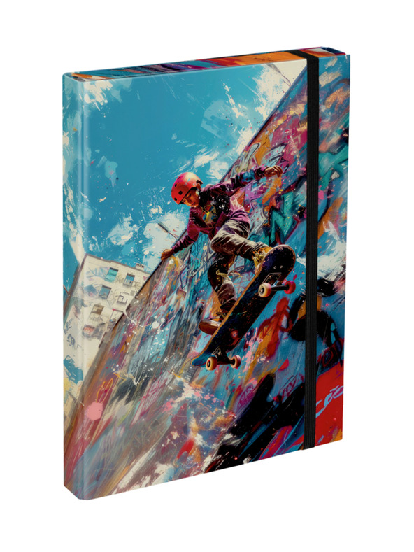 BAAGL  BAAGL Mape za šolske zvezke A4 Skatepark