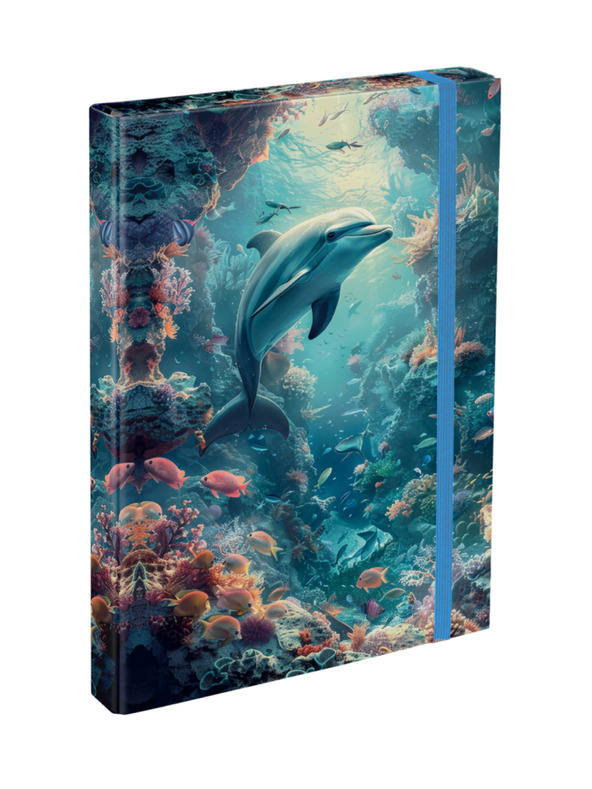 BAAGL  BAAGL Mape za šolske zvezke A4 Delfin