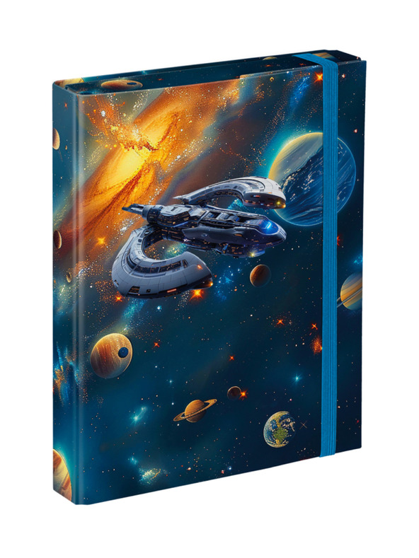 BAAGL  BAAGL Mapa za šolske zvezke A5 Vesolje