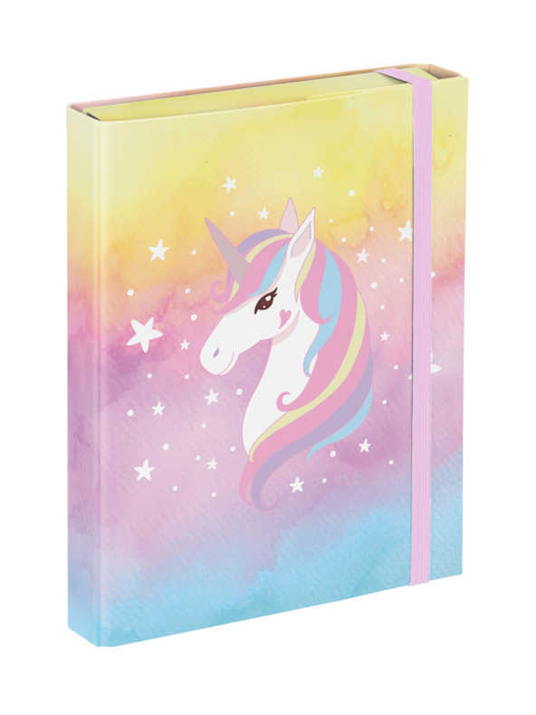 BAAGL  BAAGL Mape za šolske zvezke A5 Rainbow Unicorn