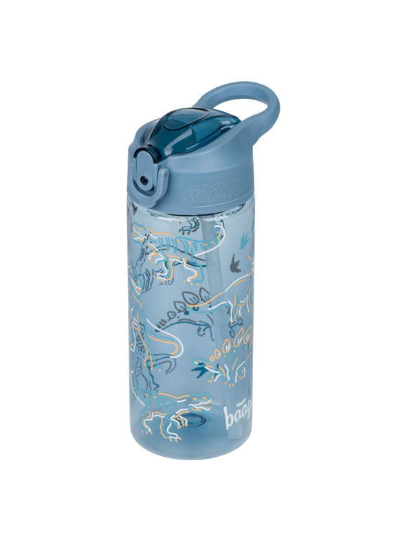 BAAGL  BAAGL Tritanska steklenica za pijačo z slamico Dino 500 ml