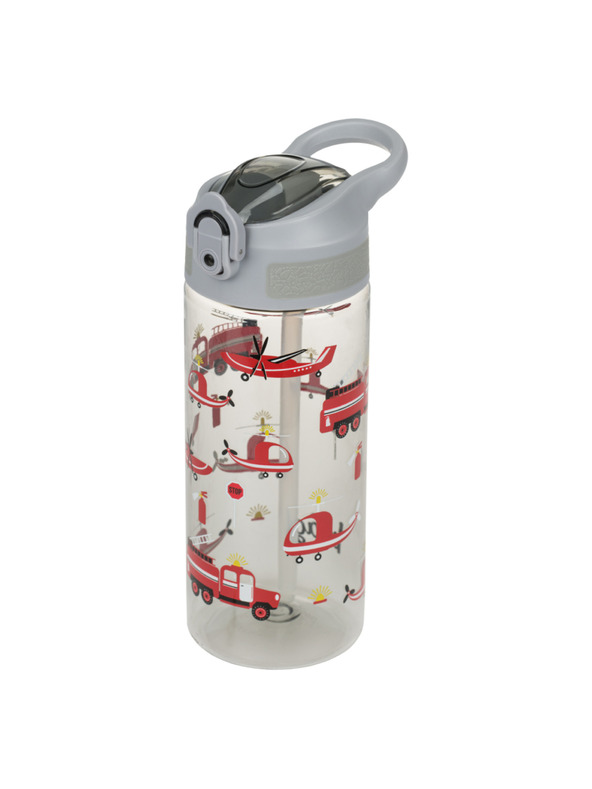 BAAGL  BAAGL Tritanska steklenica za pijačo z slamico Reševalci 500 ml