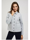 Moodo Svetlo siva srajčna jakna
