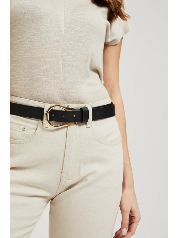 Moodo Črn ozek pas Moodo