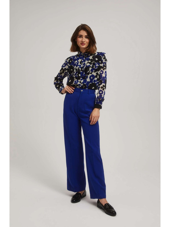 Moodo Pisana bluza z volančkom