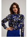 Moodo Pisana bluza z volančkom