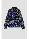 Moodo Pisana bluza z volančkom