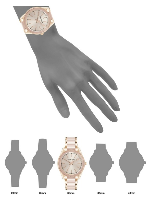 Anne Klein Ženska okrogla ura Anne Klein AK/3214LPRG