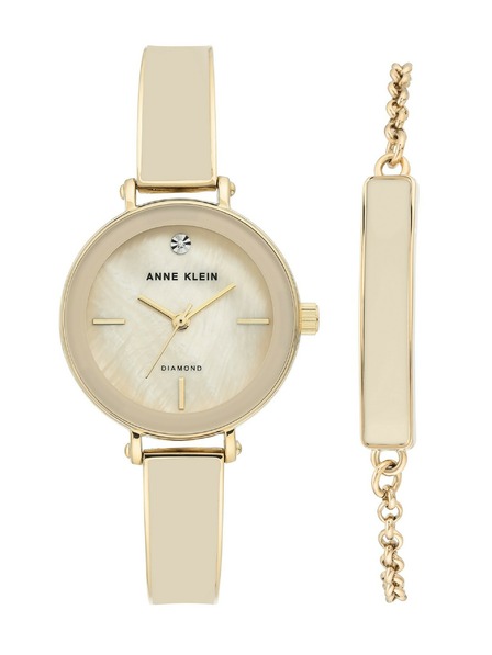 Anne Klein Darilni komplet ure in zapestnice Anne Klein AK/3620CRST
