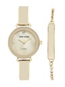 Anne Klein Darilni komplet ure in zapestnice Anne Klein AK/3620CRST