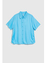 Moodo Svetlo modra srajca s kratkimi rokavi