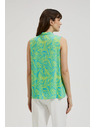 Moodo Zelen top brez rokavov