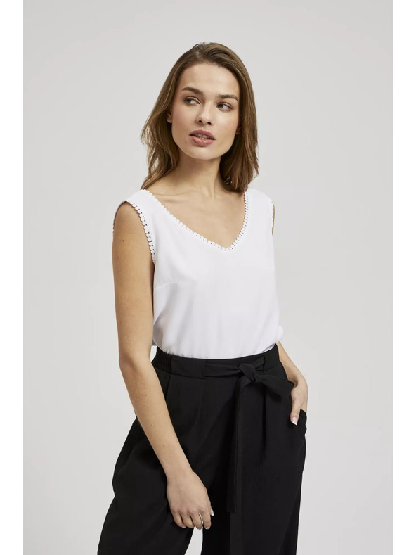 Moodo Belo zgornje oblačilo z okrasnim robom