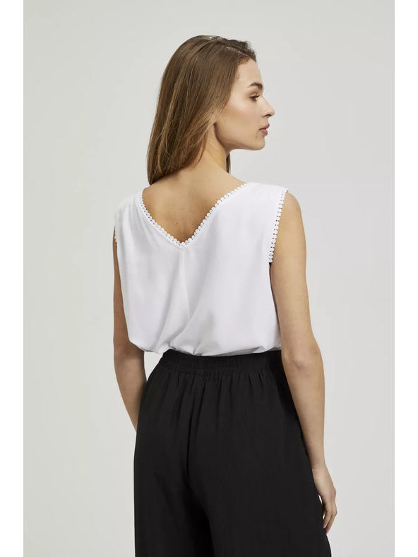 Moodo Belo zgornje oblačilo z okrasnim robom
