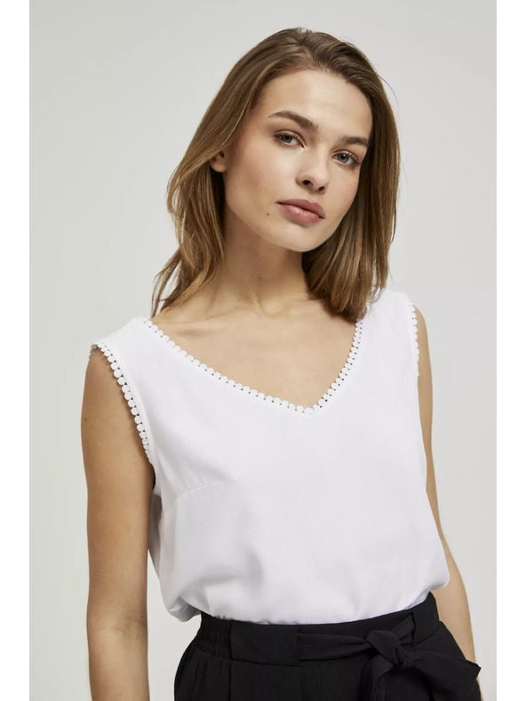 Moodo Belo zgornje oblačilo z okrasnim robom