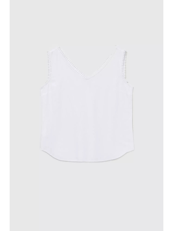 Moodo Belo zgornje oblačilo z okrasnim robom