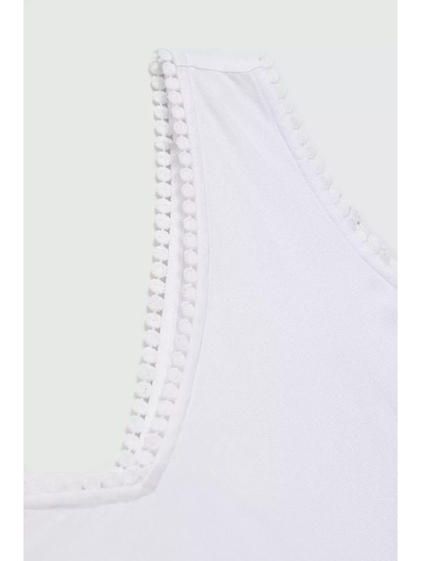 Moodo Belo zgornje oblačilo z okrasnim robom