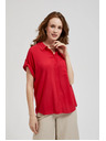 Moodo Rdeča srajca s kratkimi rokavi