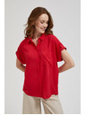 Moodo Rdeča srajca s kratkimi rokavi