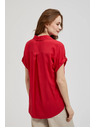 Moodo Rdeča srajca s kratkimi rokavi