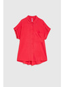Moodo Rdeča srajca s kratkimi rokavi