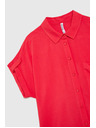 Moodo Rdeča srajca s kratkimi rokavi