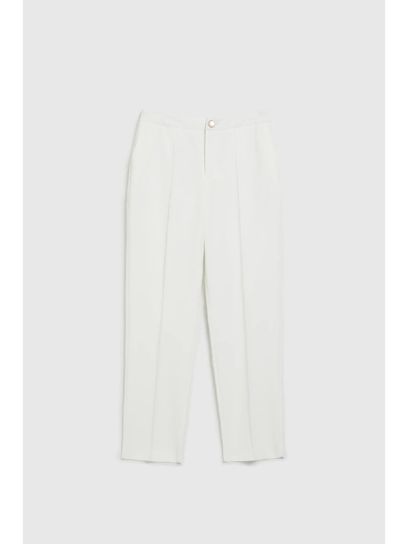 Moodo Bele ravne hlače Moodo