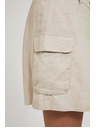 Moodo Kremaste kratke hlače z žepi