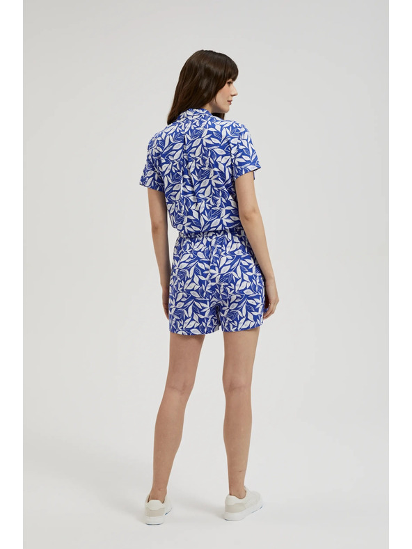 Moodo Modro-bele kratke hlače Moodo