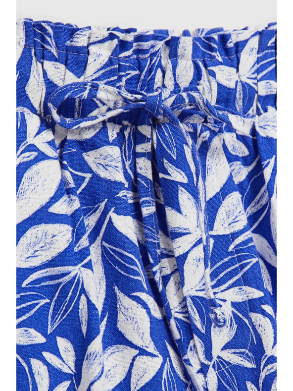 Moodo Modro-bele kratke hlače Moodo