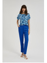 Moodo Modra vzorasta bluza