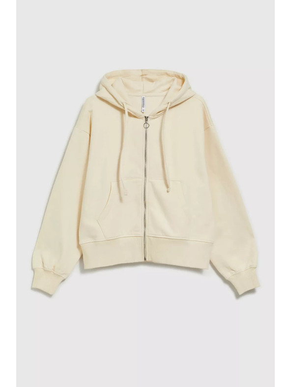 Moodo Kremasta zadrga jopica