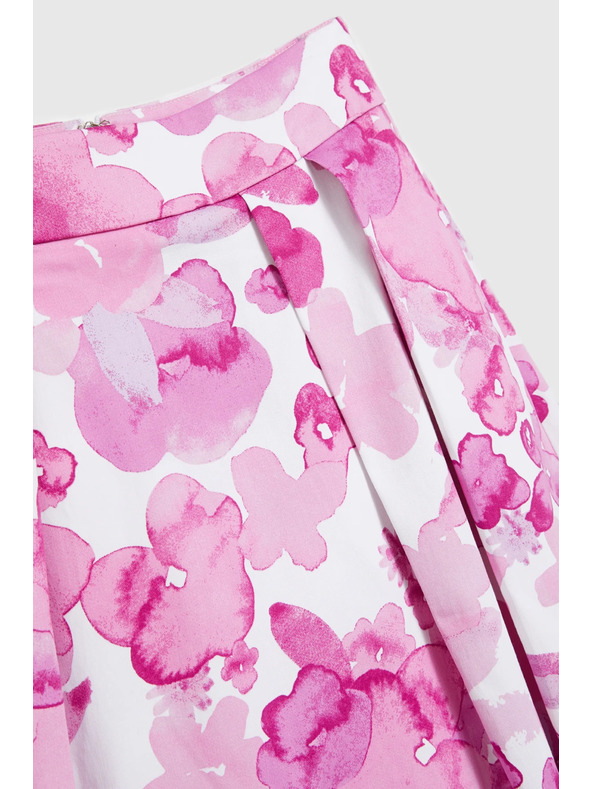 Moodo Rožnato nagubano krilo