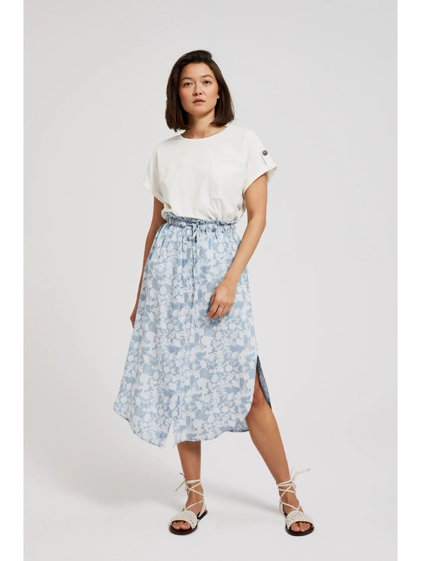 Moodo Svetlo modro ohlapno krilo