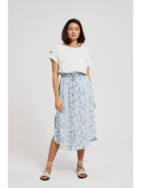 Moodo Svetlo modro ohlapno krilo