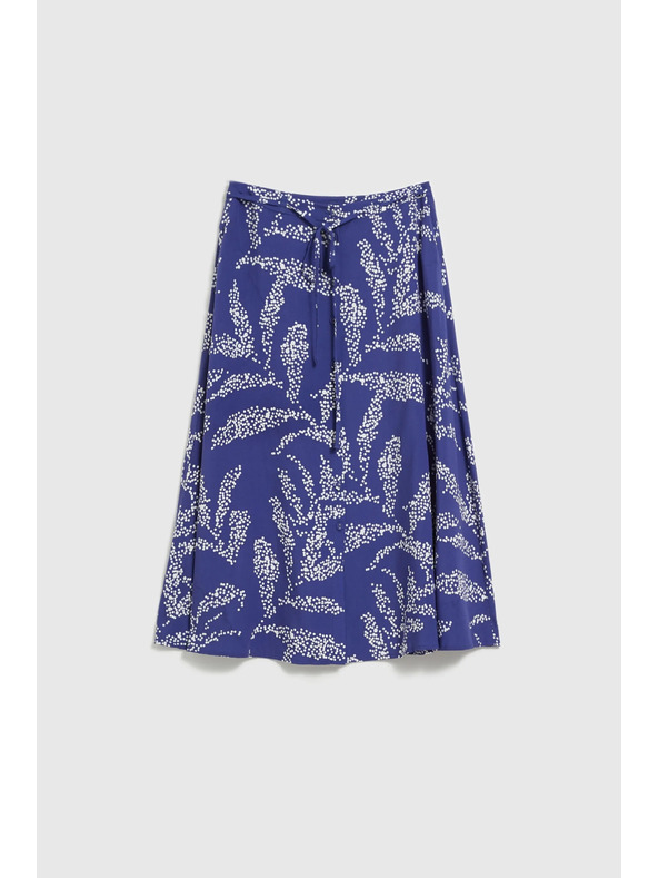 Moodo Modro vzorasto ohlapno krilo