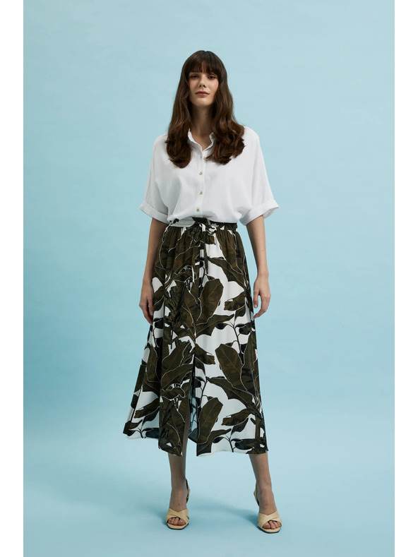 Moodo Kaki vzorasto ohlapno krilo