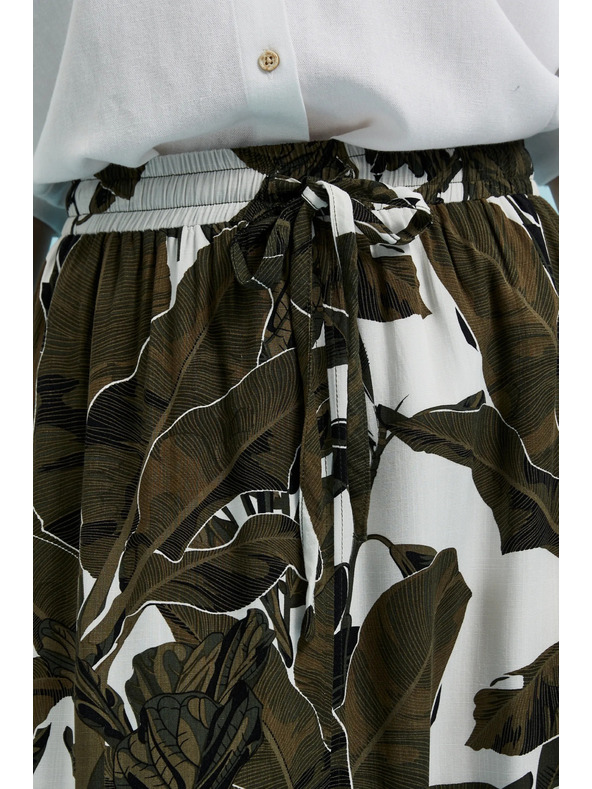 Moodo Kaki vzorasto ohlapno krilo