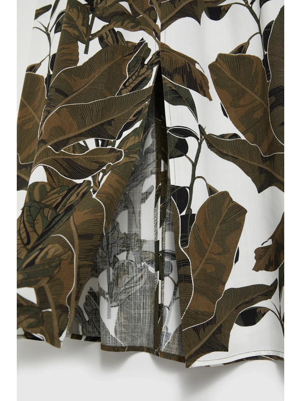 Moodo Kaki vzorasto ohlapno krilo