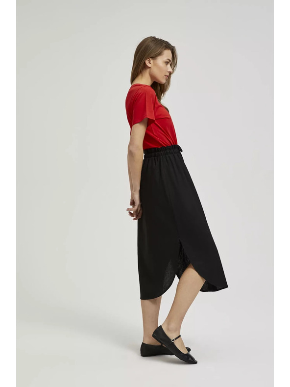 Moodo Črna ohlapna krilo