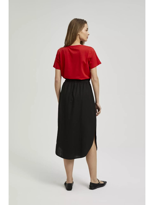 Moodo Črna ohlapna krilo