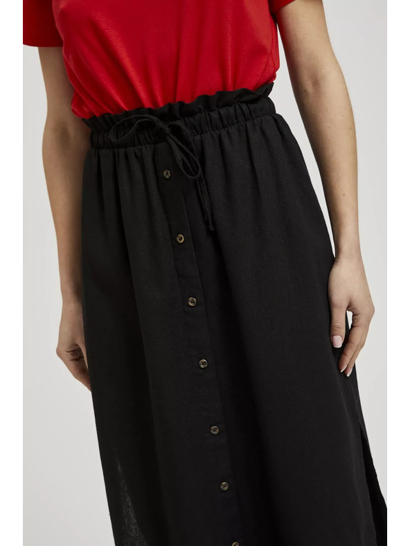 Moodo Črna ohlapna krilo