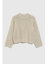 Moodo Kremast luknjičast pulover