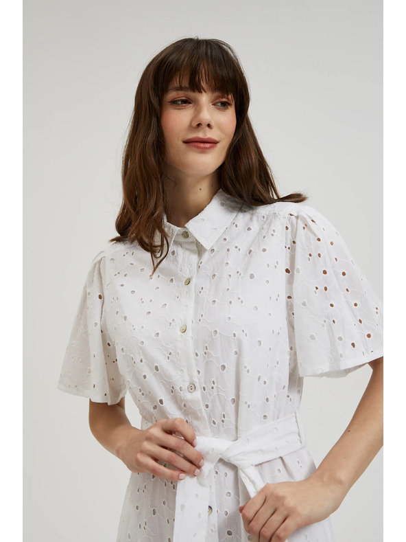 Moodo Bele madeira obleke