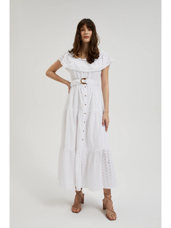 Moodo Dolge obleke z spuščenimi rameni