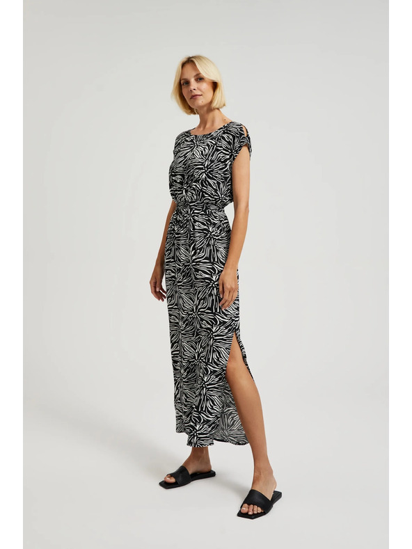 Moodo Vzoraste dolge obleke z razporkom