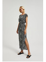 Moodo Vzoraste dolge obleke z razporkom