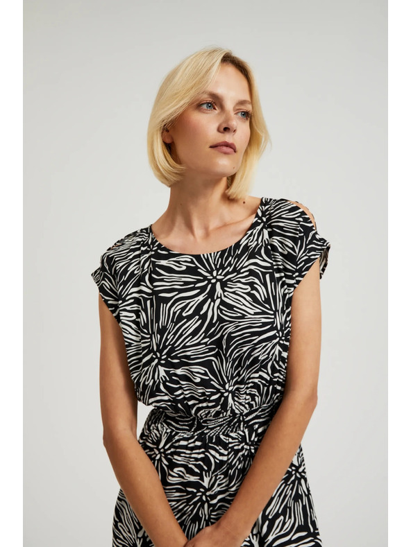 Moodo Vzoraste dolge obleke z razporkom