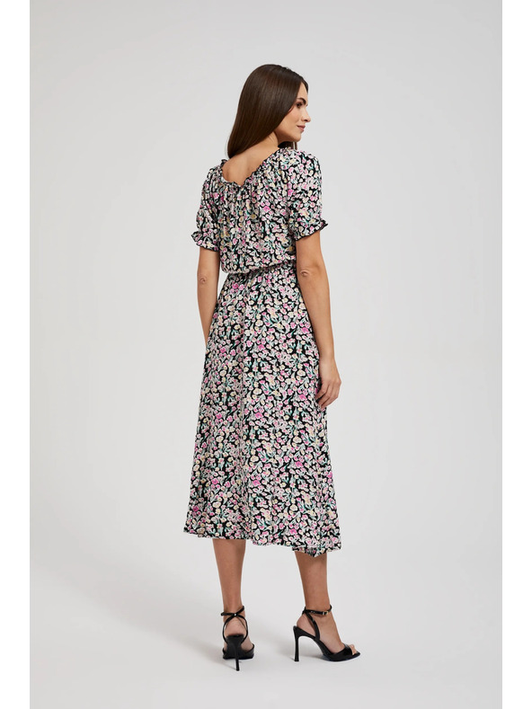 Moodo Dolge vzorčaste obleke