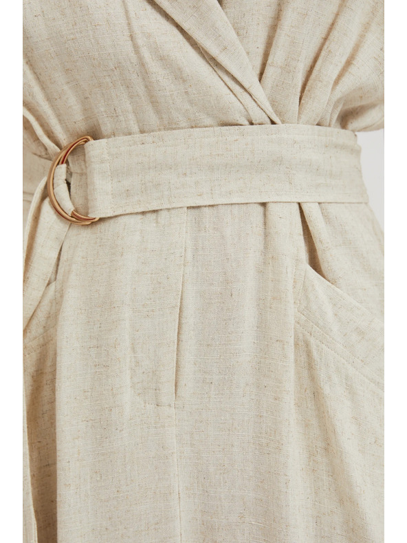 Moodo Bež obleke z pasom